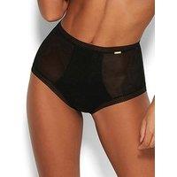 Gossard Glossies Deep Brief - Black