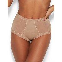 Gossard Glossies Deep Brief - Nude