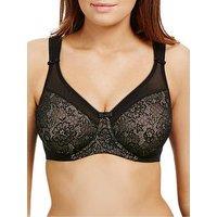 Berlei Beauty Lace Non Padded Underwire Everyday Minimiser Bra - Black