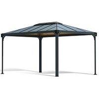 Canopia By Palram Martinique 4300 Garden Gazebo - 2.8 X 4.3M, Heavy Duty Aluminium Frame