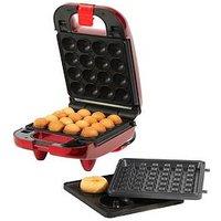 Giles & Posner 3-In-1 Mini Treat Maker (Doughnuts, Cake Pops And Waffles)