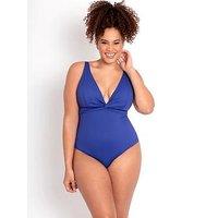 Curvy Kate Twist & Shout Non Wired Swimsuit - Violet