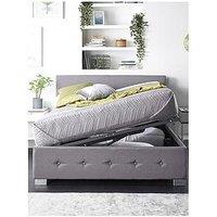 Aspire Linen Side Opening Ottoman Bed