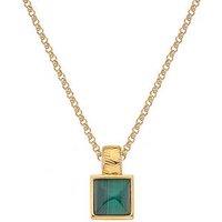 Hot Diamonds X Jac Jossa Revive Malachite Square Pendant