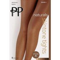 Pretty Polly Naturals Skintones 8 Denier Sheer Tights - Shade 4