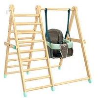 Active Tots Indoor Wooden Climb And Swing Frame
