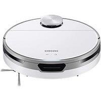 Samsung Jet Bot+ Vr30T85513W/Eu Robot Vacuum Cleaner - Max 60W Suction Power With Auto Empty Built-In Clean Station - White