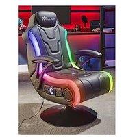 X Rocker Monsoon Rgb 4.1 Stereo Audio Gaming Chair With Vibrant Led Lighting