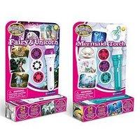 Fairy And Unicorn And Mermaid Torches & Projectors (2 Pack)