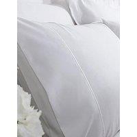 Bianca Luxury 800 Thread 100% Cotton Sateen Standard Pillowcase - White