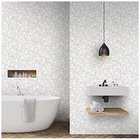 Contour Earthen Mid Grey Kitchen & Bathroom Wallpaper