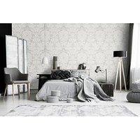 Superfresco Easy Venetian Damask Grey Wallpaper