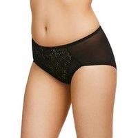 Berlei Deep Lace Brief - Black