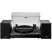 Lenco Ls-300 Black Turntable And Hi Fi Speakers