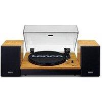 Lenco Ls-300 Wood Turntable And Hi Fi Speakers