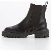 V By Very Chunky Chelsea Boot - Black