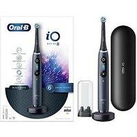 Oral-B Io8 Black Electric Toothbrush + Travel Case