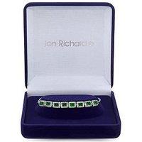 Jon Richard Cubic Zirconia Emerald Perfume Bottle Bracelet