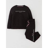 Tommy Hilfiger Baby Essential Tracksuit Set - Black