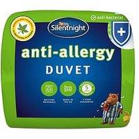 Silentnight Anti Allergy, Anti Bacterial 10.5 Tog Duvet - White