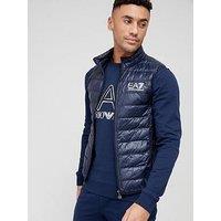 Ea7 Emporio Armani Core Id Logo Padded Gilet - Navy