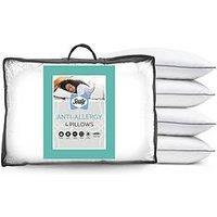 Sealy Anti Allergy Pillow - 4 Pack - White