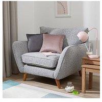 Very Home Perth Fabric Armchair - Silver