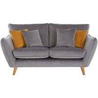 Very Home Perth Fabric 2 Seater Sofa - Grey