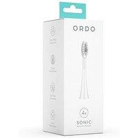 Ordo Sonic+ Brush Heads 4 Pack (White/Silver)