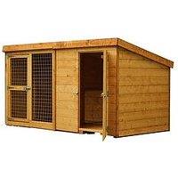 Mercia 8 X 4 Berkshire Dog Kennel & Run