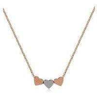 Radley Hello Love Ladies 18Ct Rose Gold Plated & Silver Necklace