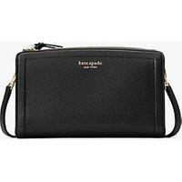 Kate Spade New York Knott Pebbled Leather Cross-Body Bag - Black