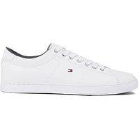 Tommy Hilfiger Essential Leather Trainers - White