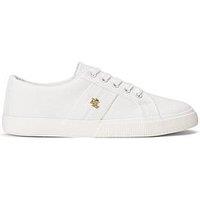 Lauren By Ralph Lauren Janson Ii-Canvas Sneakers - White