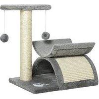 Pawhut Cat Tree Scratching Post Kitten Scratcher Kitty Activity Play Centre
