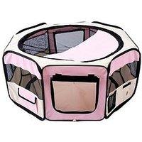 Pawhut Fabric Pet Dog Playpen (37 X 37 X 95Cm)