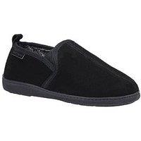 Hush Puppies Mens Arnold Slippers - Black