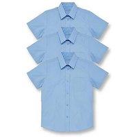 Everyday Girls Polyester Short Sleeve Blouses (3 Pack) - Blue