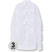 Everyday Boys 3 Pack Long Sleeve Shirts - White