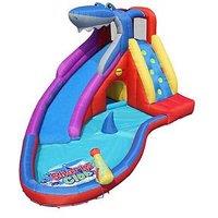 Happy Hop Sharks Club Inflatable Water Slide