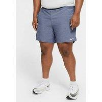 Nike Run Plus Size Run Dry Fit Challenger 7" Short - Navy/Silver