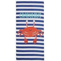 Catherine Lansfield Crabulous Beach Towel