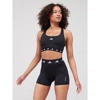 Adidas Women'S Tech-Fit Sports Bra - Medium Support - Black