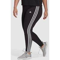 Adidas Sportswear 3 Stripes Legging - Plus Size - Black/White