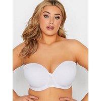 Yours Clothing Multiway Moulded Bra - White