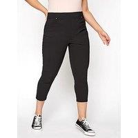 Yours Clothing Crop Jenny Black