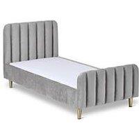 Obaby Gatsby Velvet Toddler Bed (Grey)