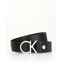 Calvin Klein Adjustable Leather Belt - Black