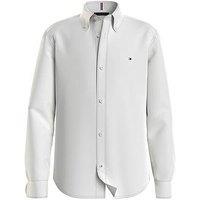 Tommy Hilfiger Boys Stretch Oxford Long Sleeve Shirt - White