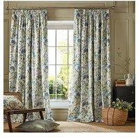 Voyage Country Hedgerow Sky Pleated Curtains